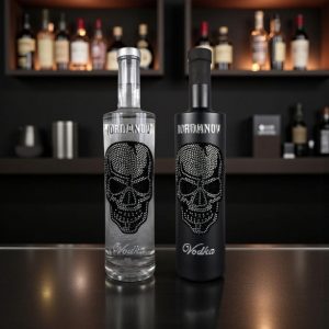 Iordanov Vodka Bad Skull schwarz matt / kristall