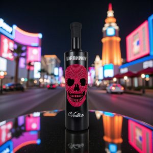 Iordanov Vodka Neon Skull pink schwarz matt