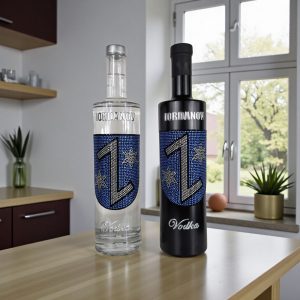 Iordanov Vodka Rüsselsheim Stadt kristall & schwarz matt